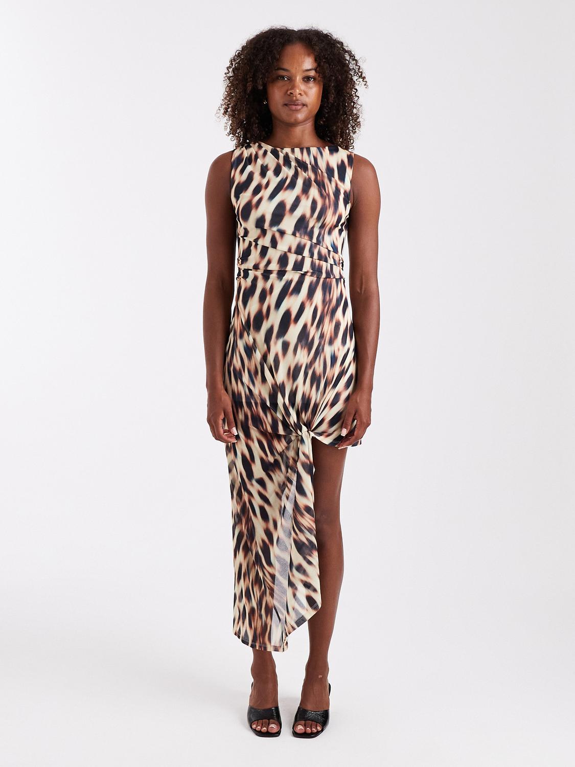 TSMEG Long dress - Chocolate Brown